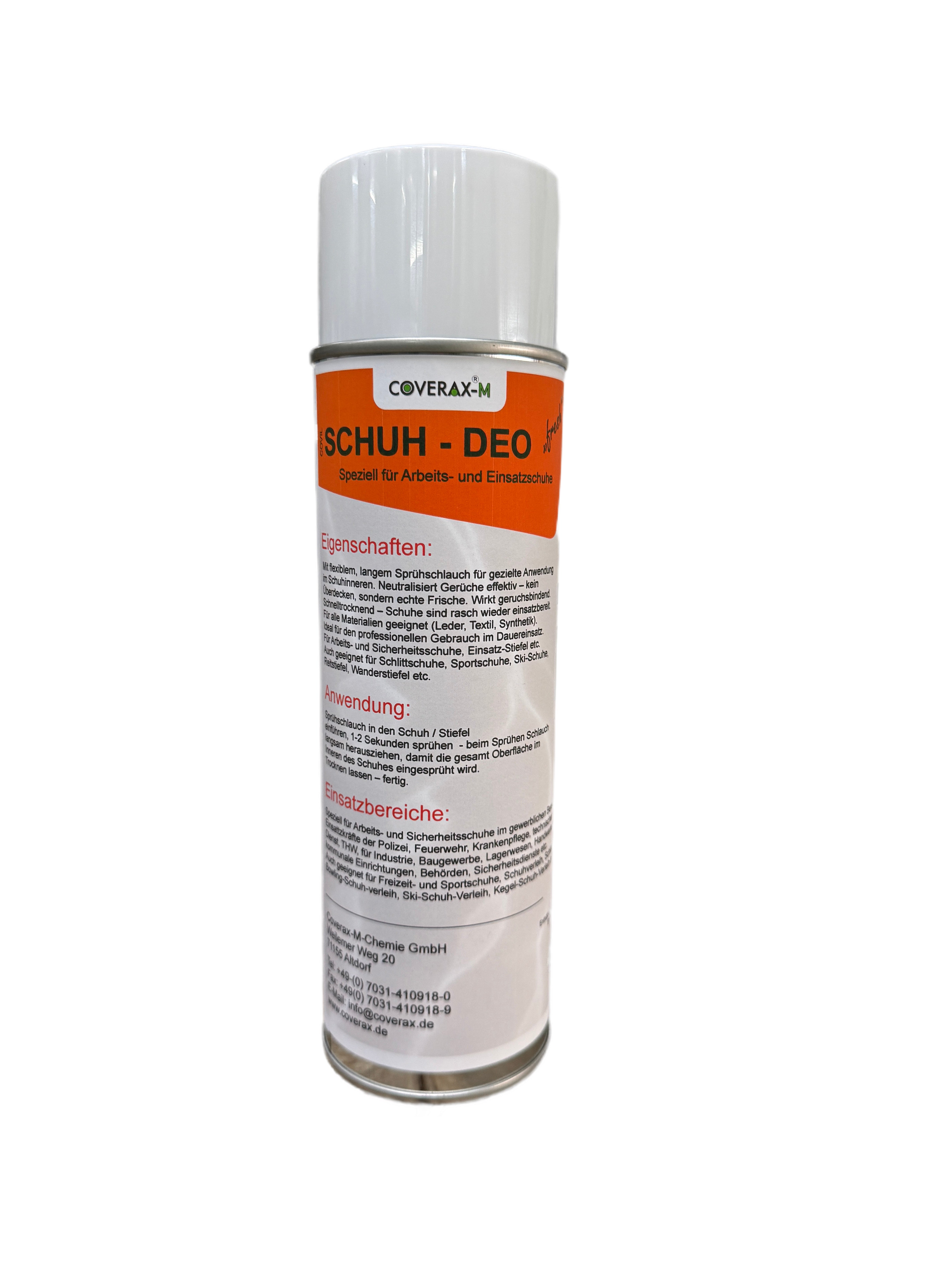SCHUH-DEO, Aerosol 500ml, Geruchsvernichter für Schuhe