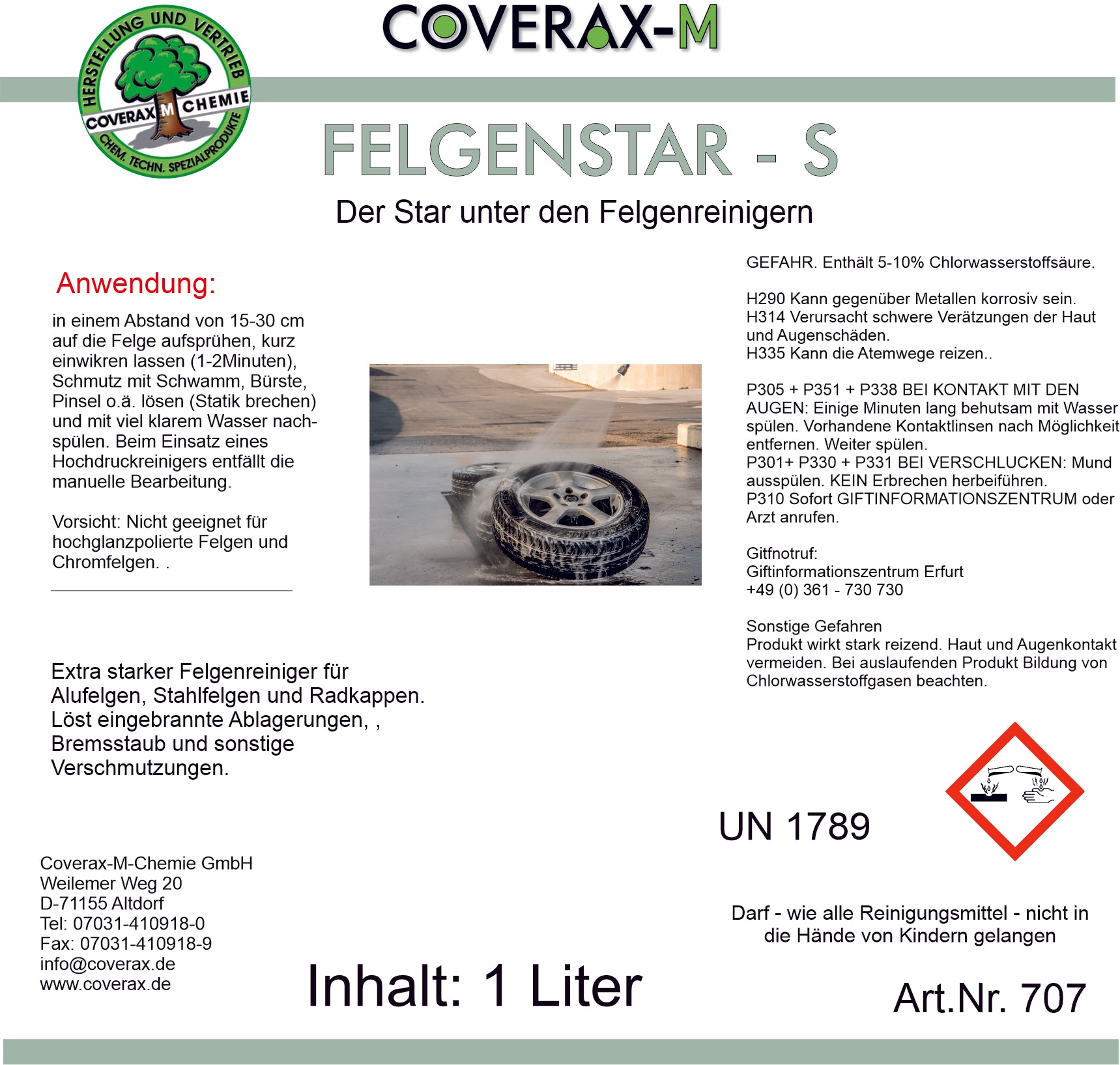Felgenstar-S - Felgenreiniger, Konzentrat