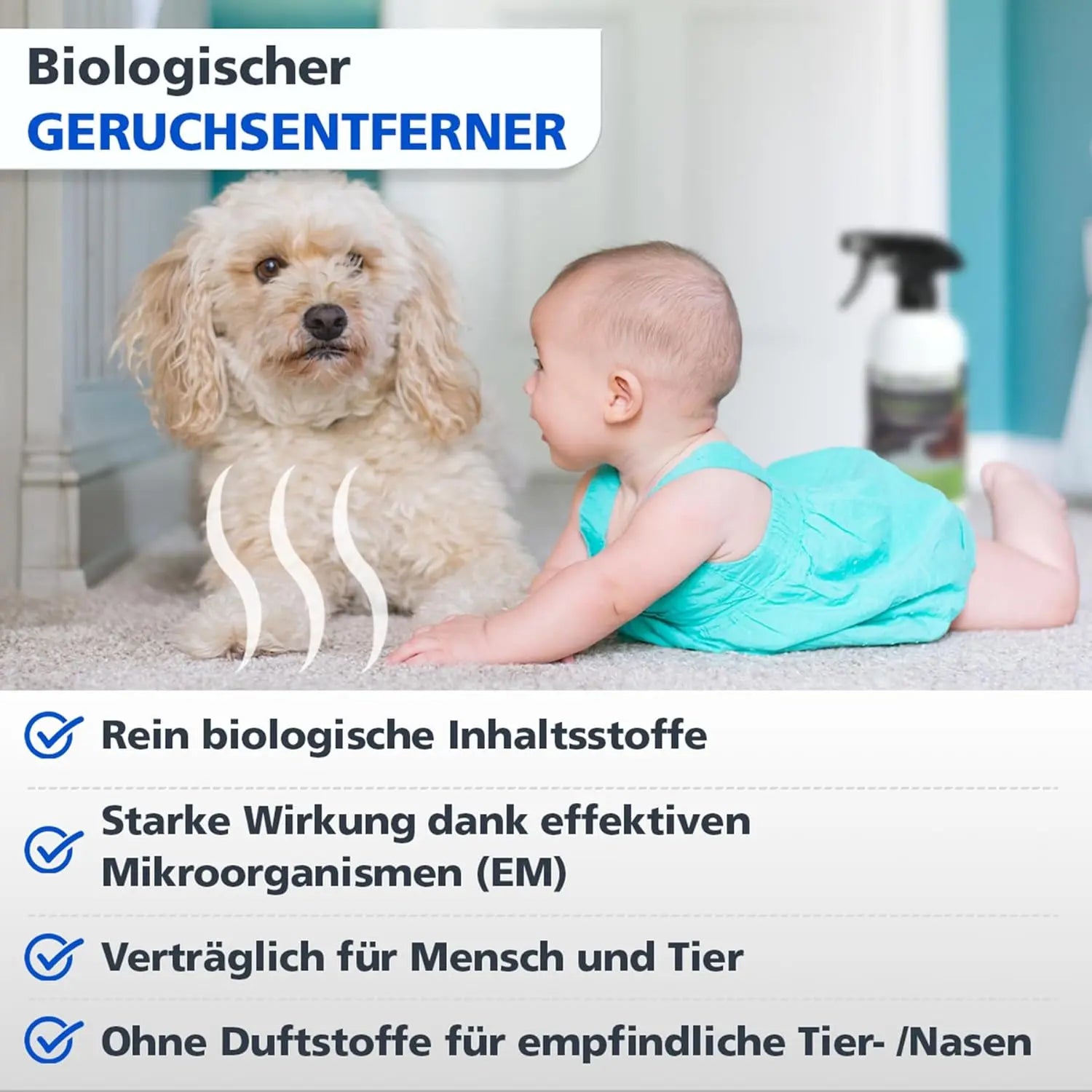 Anwendungsfertiger BIO Enzymreiniger & Geruchsentferner