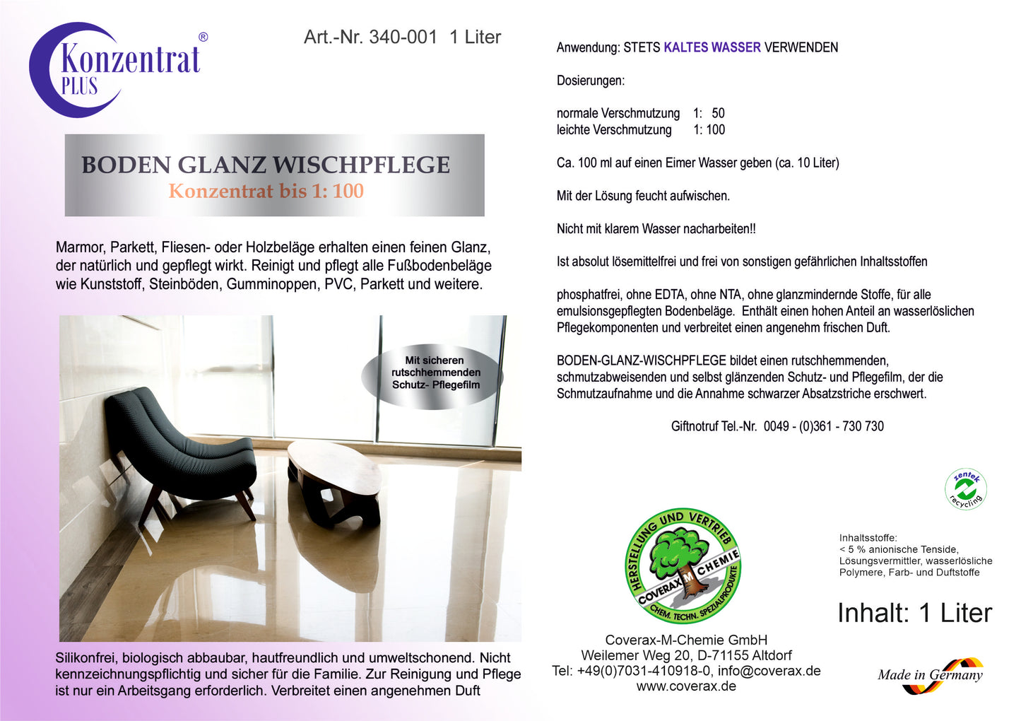 Floor Shine - Wipe Care