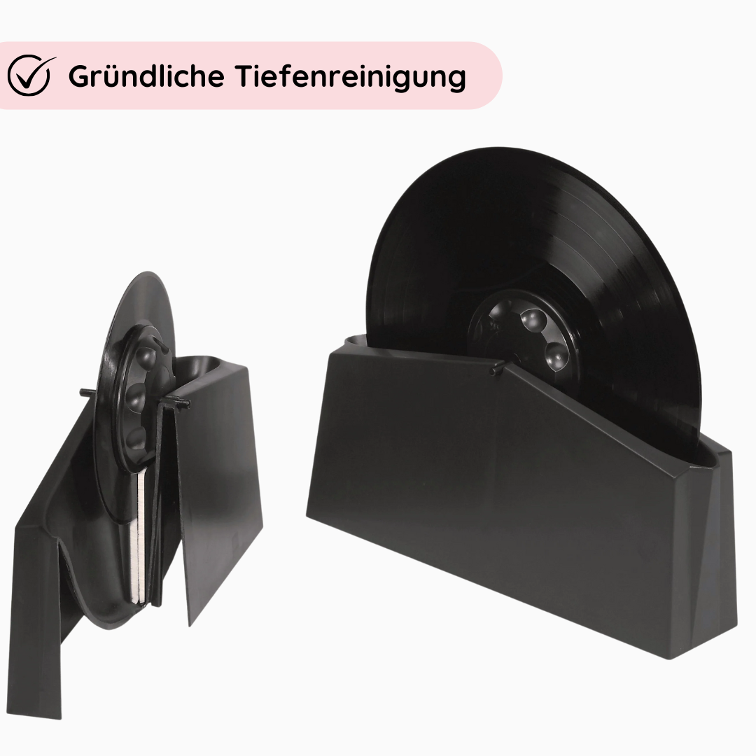 Knosti Disco-Antistat Schallplatten Waschgerät – Set mit Reinigungsflüssigkeit