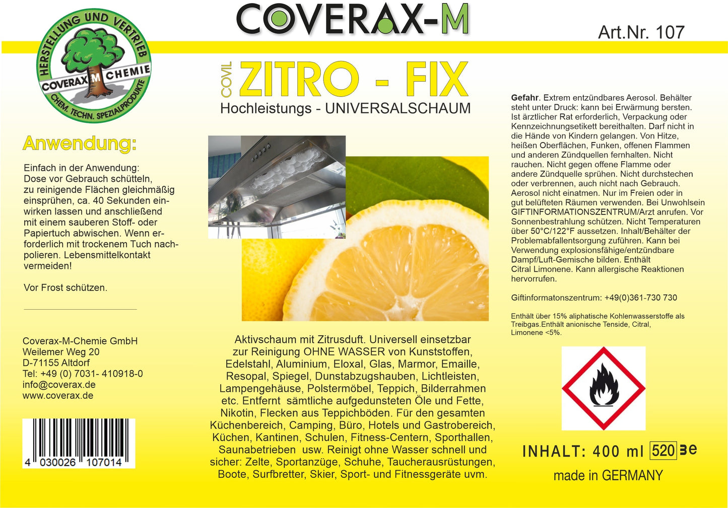 Zitro-Fix Universal Foam