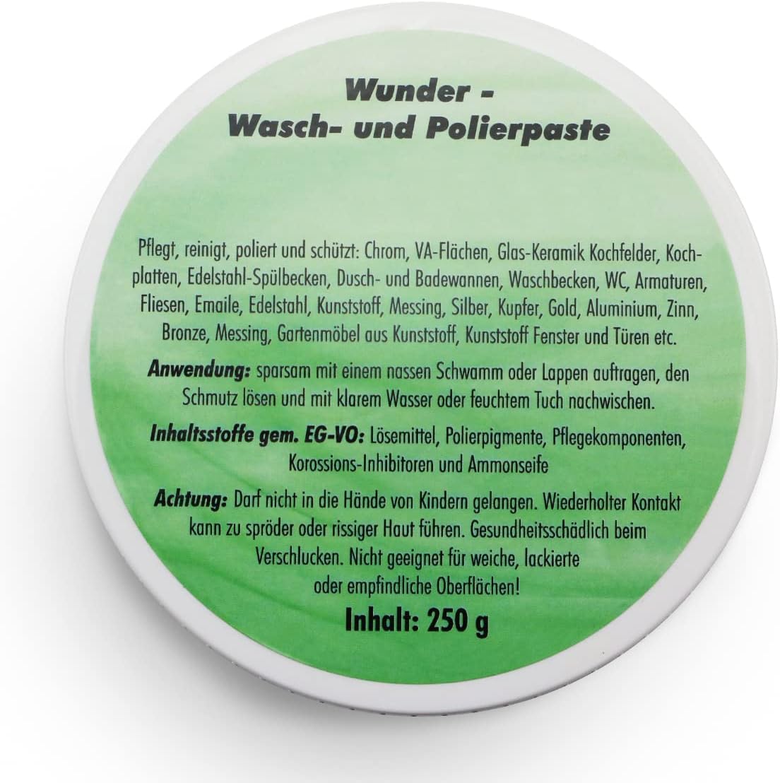 Polier- und Pflegepaste "Wunderpaste" 250g