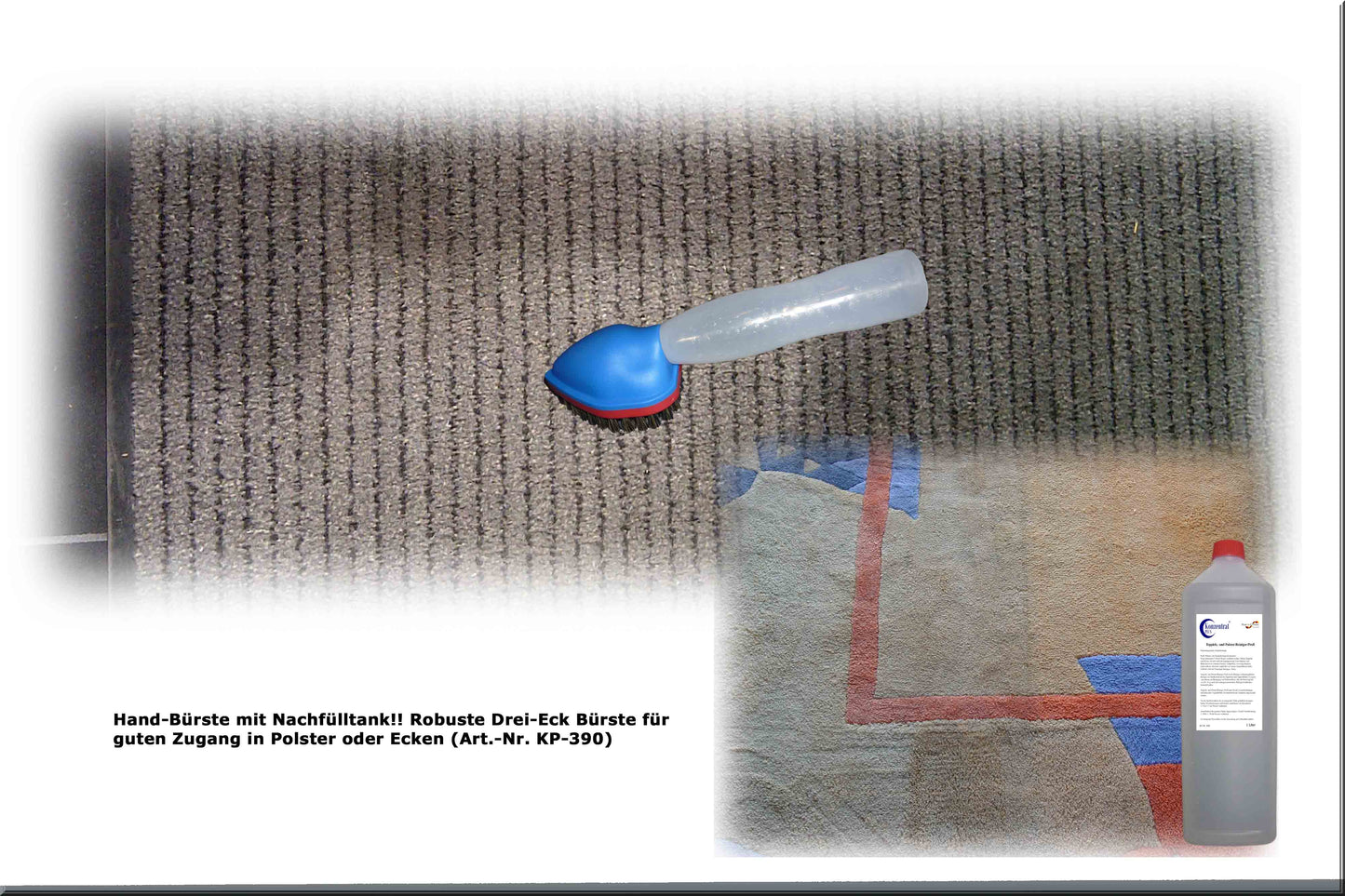 Carpet and upholstery cleaner