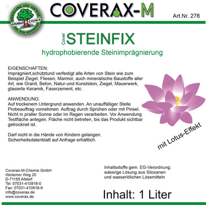 STEINFIX 1 Liter, lösemittelfreie Steinimprägnierung