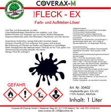 Fleck Ex - Klebstofflöser - und Farblöser  250ml