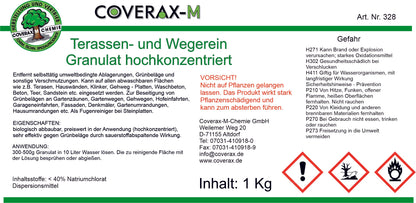 Terrassen- und Wegereiniger, Dose á 1 Kg Granulat