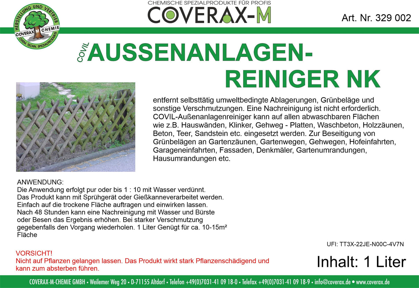 Outdoor cleaner - NK 1 liter