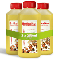 Espressovision Universal Entkalker Konzentrat 3er Pack – Kaffeegenuss – 3x 250ml Vorteilspack für die materialschonende Reinigung von Kaffeemaschinen
