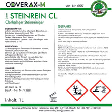 Steinrein CL – Extra starker Chlor-Steinreiniger (1 Liter)