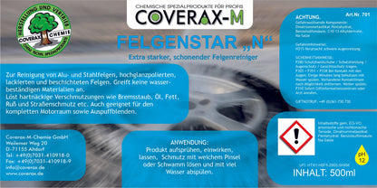 FELGENSTAR "N" - 500ml Sprühflasche Felgenreiniger