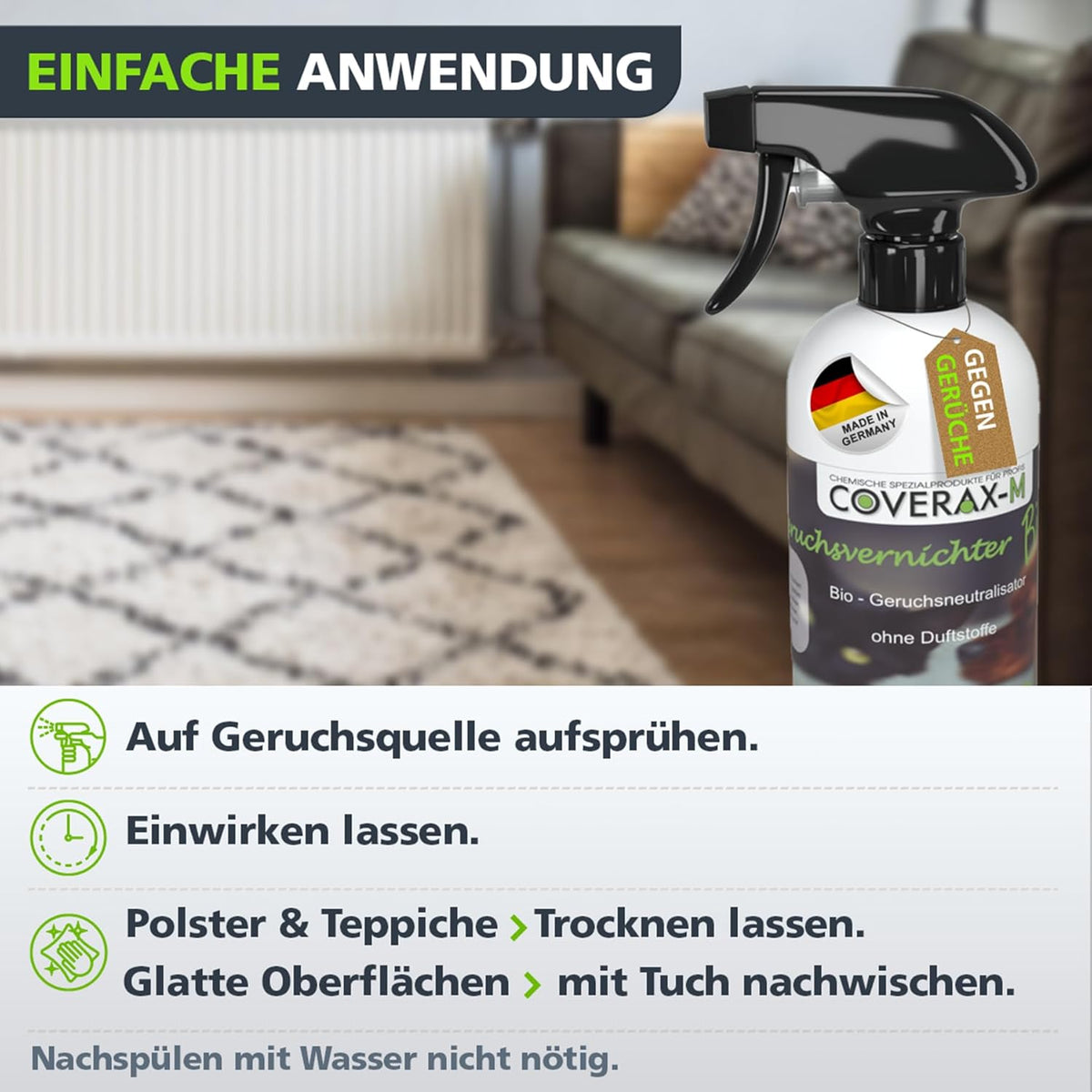 Geruchsentferner  - Sensitiv+ (Ohne Duft)