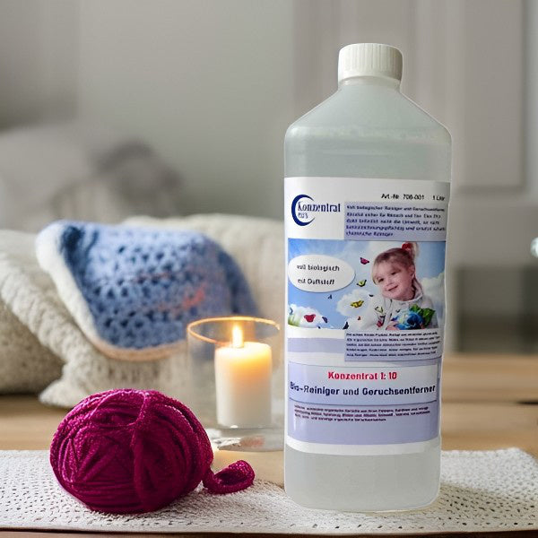 Organic cleaner and odor eliminator with fragrance, 1 liter