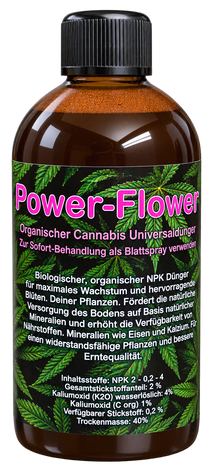 Cannabis - Dünger in Bio-Qualität, All-in-One Dünger 500ml Flasche