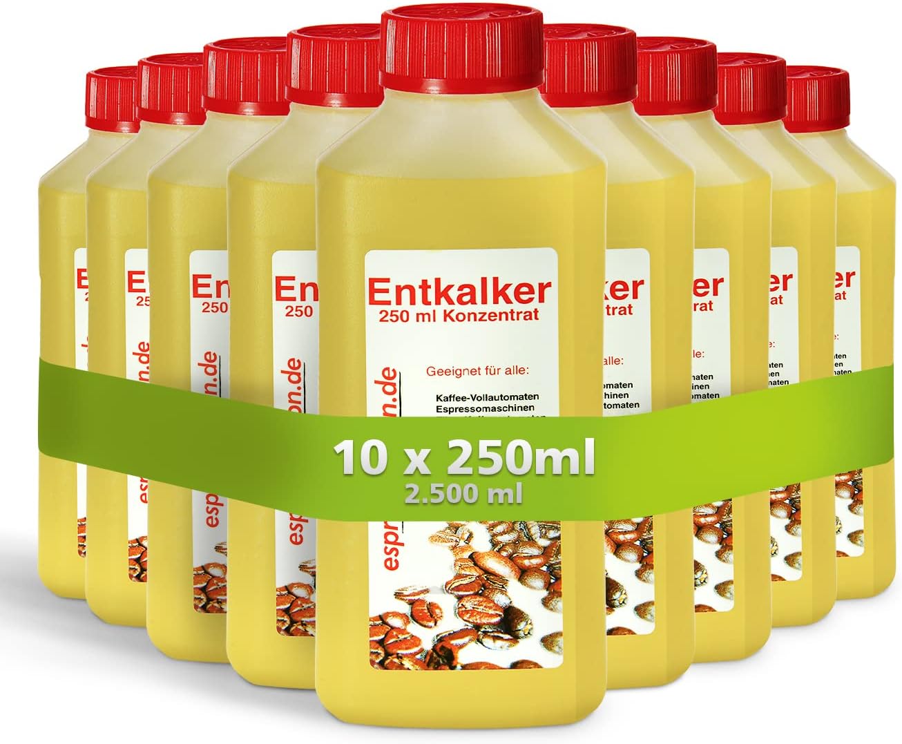 10er-Pack Entkalker – Großpackung für Gewerbe, Gastronomie & Vielnutzer. Effektiver Kalkentferner für Kaffeemaschine, Wasserkocher und Sanitäranlagen. Entkalker im Sparpaket online kaufen.