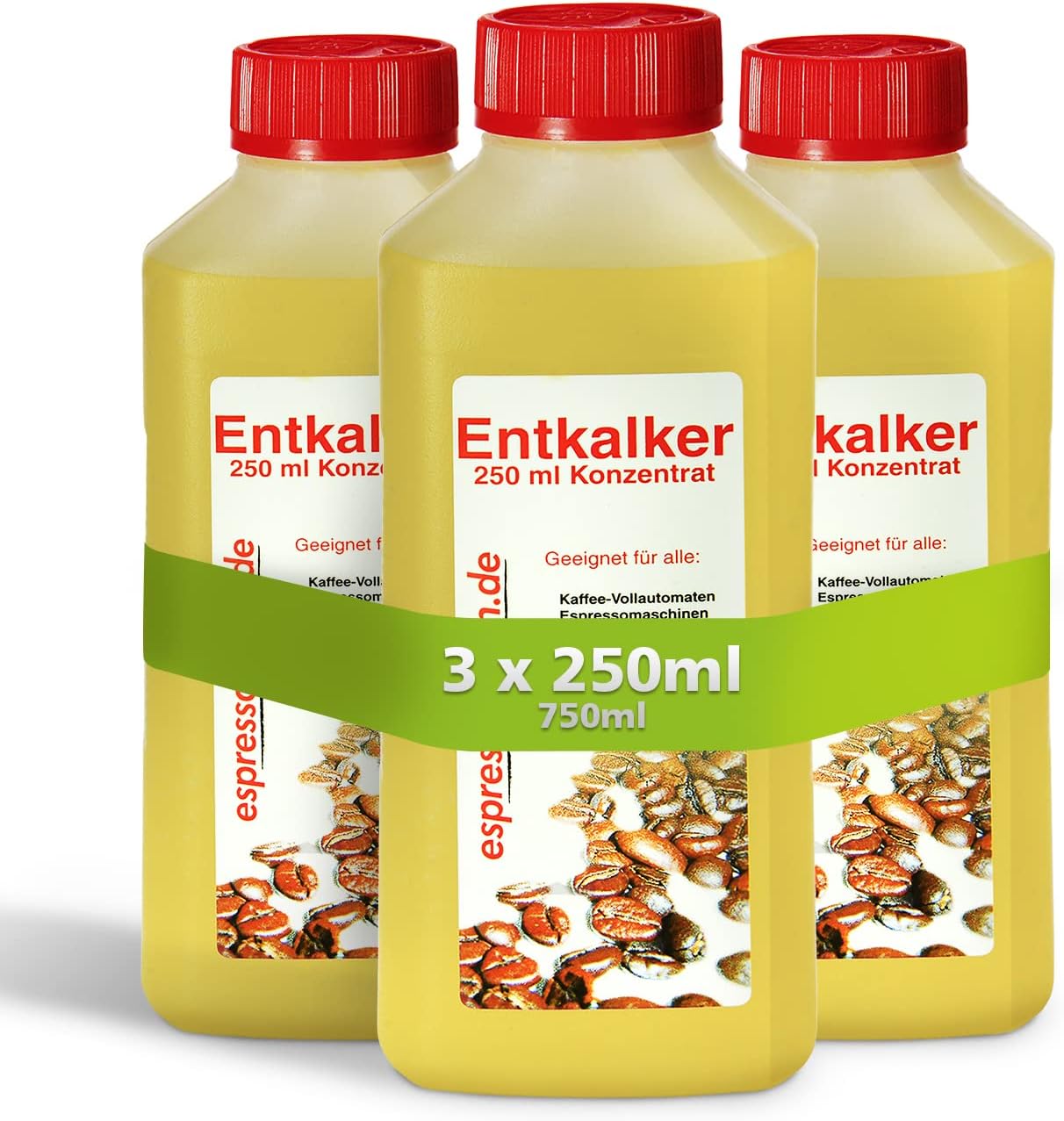 3er-Pack Entkalker – kraftvoller Kalklöser für Haushaltsgeräte und Küche. Perfekt zum Entkalken von Wasserkocher, Kaffeemaschine & Armaturen. Entkalker im Vorteilspack online bestellen.
