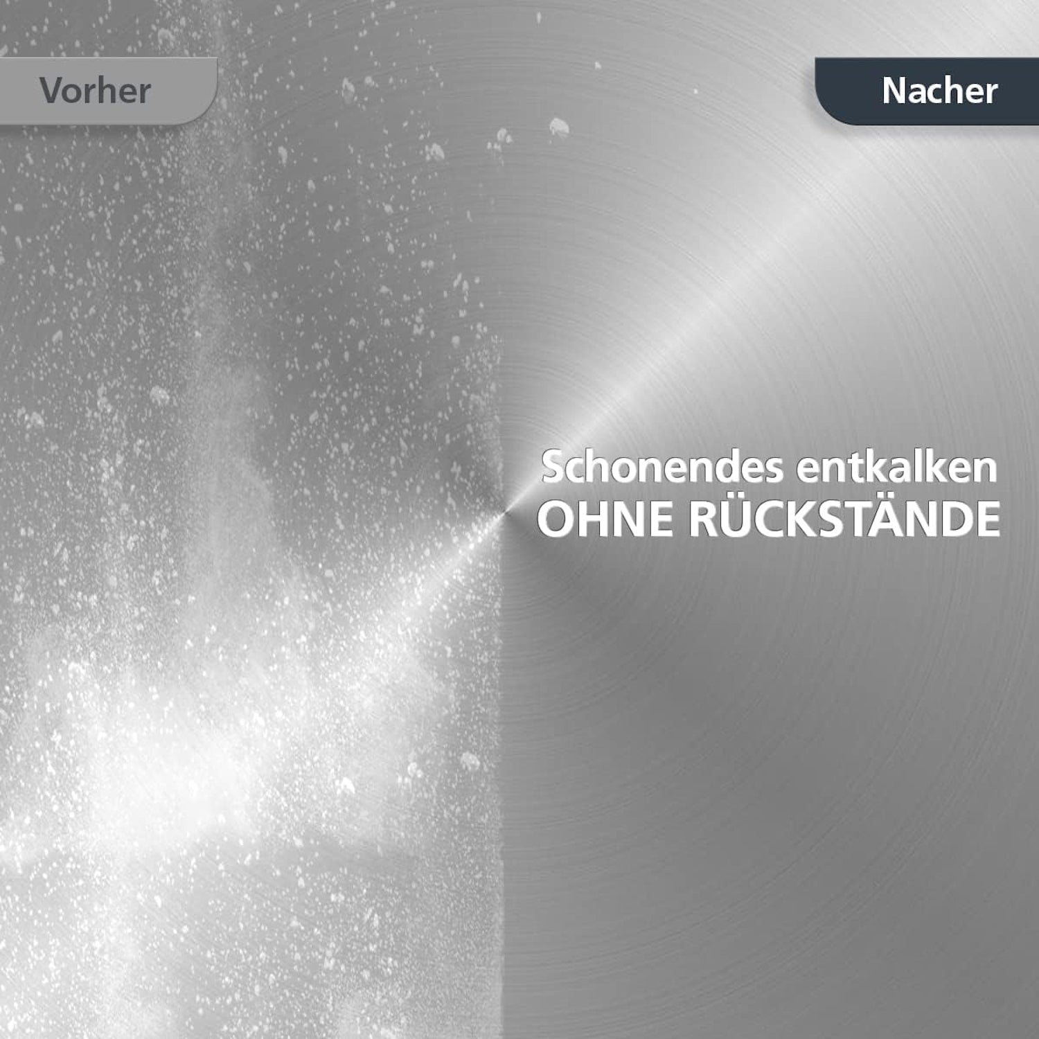 Espressovision Universal Entkalker Konzentrat – Kaffeegenuss – Sichtbare und rückstandsfreie Kalkentfernung auf Edelstahl-Oberflächen