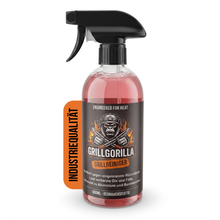 GrillGorilla Grillreiniger 500ml – Grillreiniger – Kraftvolle Reinigung in Industriequalität löst eingebrannte Rückstände, verharzte Öle und Fette schonend zu Aluminium und Buntmetallen