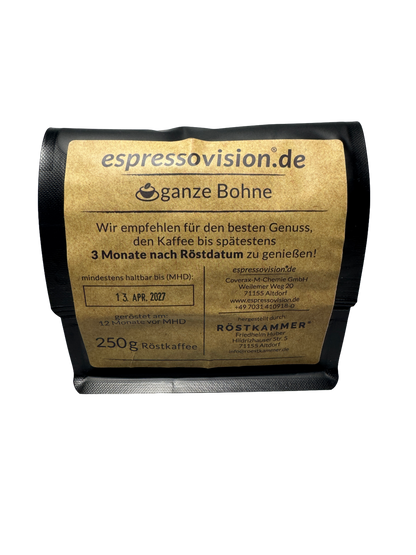 Espresso Eleganza 250 g Röstkaffee Bohnen