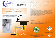 Hair-Ex pipe and drain cleaner, 1 liter