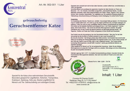 Geruchsentferner - Katze | Anwendungsfertig, 1l