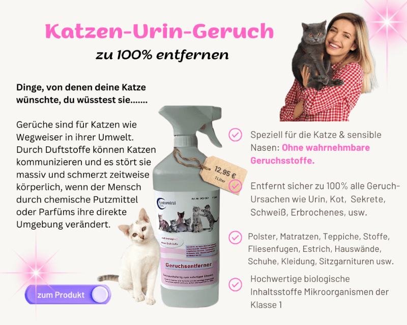 Geruchsentferner - Katze | Anwendungsfertig, 1l @ Art. Nr. 801aw 003