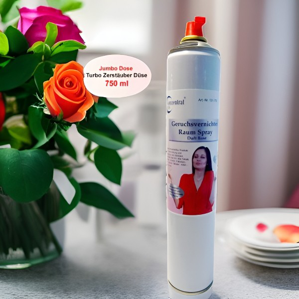 Geruchsentferner Rose - Raum Spray | Sprühdose, 750ml