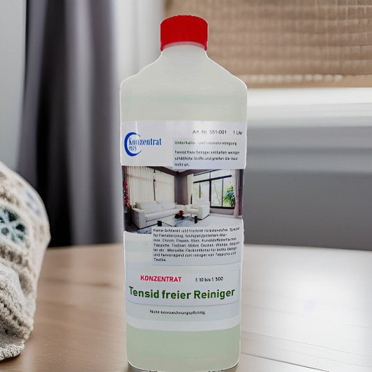 Surfactant-free cleaner for porcelain stoneware