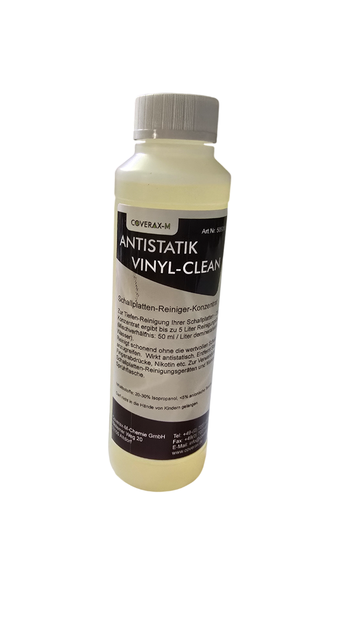 Art. Nr. 505010- Covil Antistatik Vinyl-Clean, Schallplattenreiniger  Konzentrat 0,25 Liter