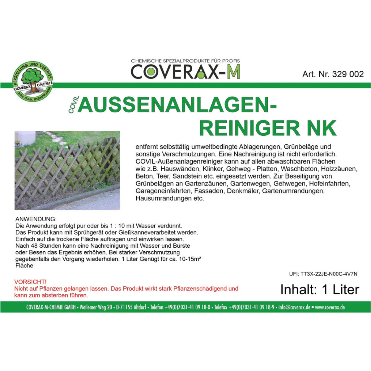 Aussenanlagenreiniger-NK 1 Liter