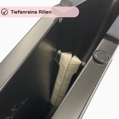 Knosti Disco-Antistat Schallplatten Waschgerät – Set mit Reinigungsflüssigkeit