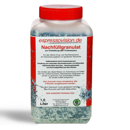 Refill granules for water filters 